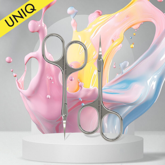 Professionelle Nagelhautschere "Asymmetric" UNIQ 30, TYPE 4