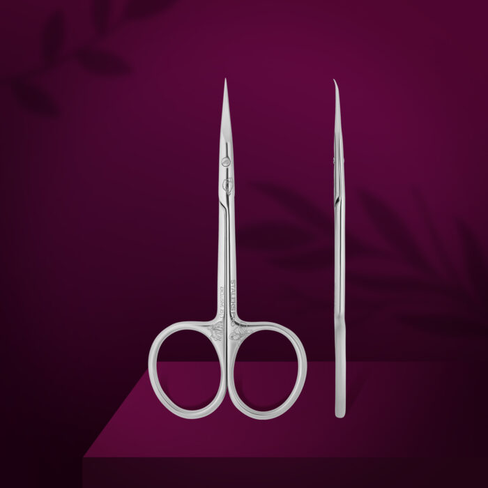 Professionelle Nagelhautschere Mit Haken EXCLUSIVE 23 Typ 1 (Magnolia)