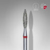 Diamantfräse "Flamme" Rot, Durchmesser 2.3 Mm / Arbeitsteil 10 Mm