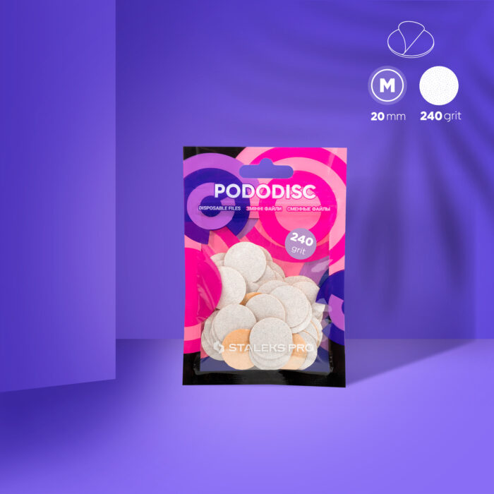 Ersatzfeilen Für Pedikür-Scheibe PODODISC STALEKS PRO M (50 Stück) 240 Grit