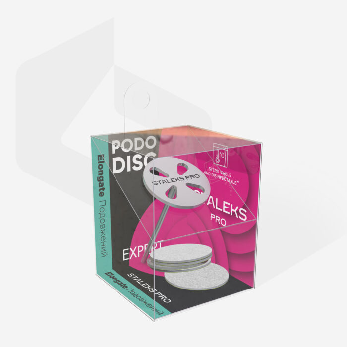 Verlängerte Pedikürescheibe PODODISC EXPERT M (20 Mm) + Set Der Einwegfeile 180 (5 Stück) – Bild 3