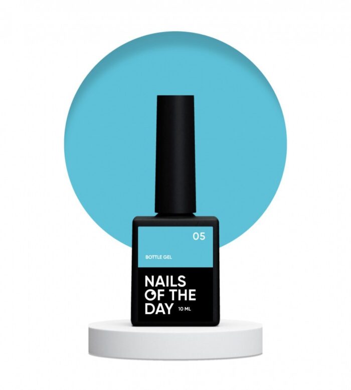 NAILSOFTHEDAY Bottle Gel Ultrastark Blau 05, 10 ml