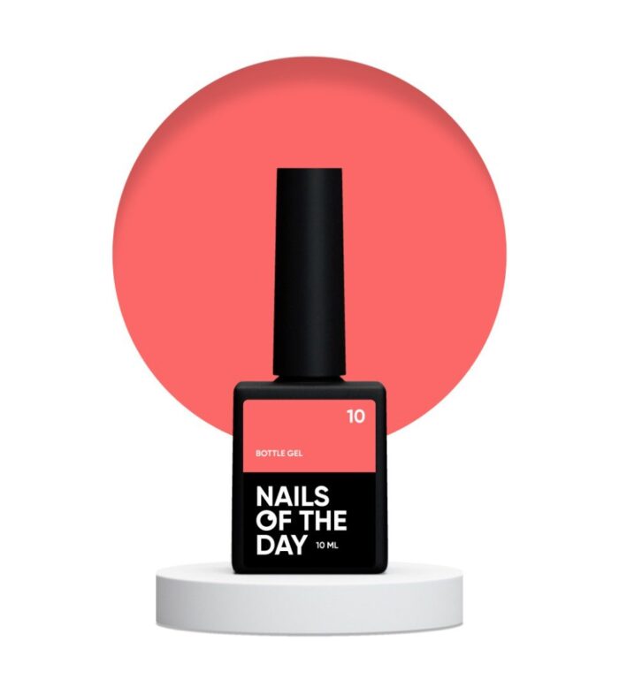 NAILSOFTHEDAY Bottle Gel Ultrastark Rot 10, 10 ml