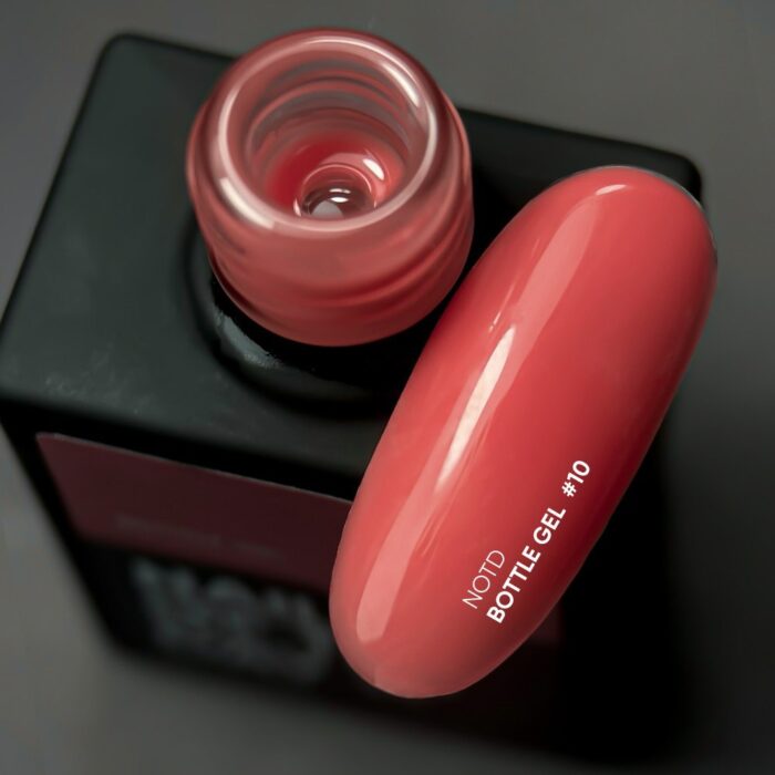 NAILSOFTHEDAY Bottle Gel Ultrastark Rot 10, 10 ml – Bild 2