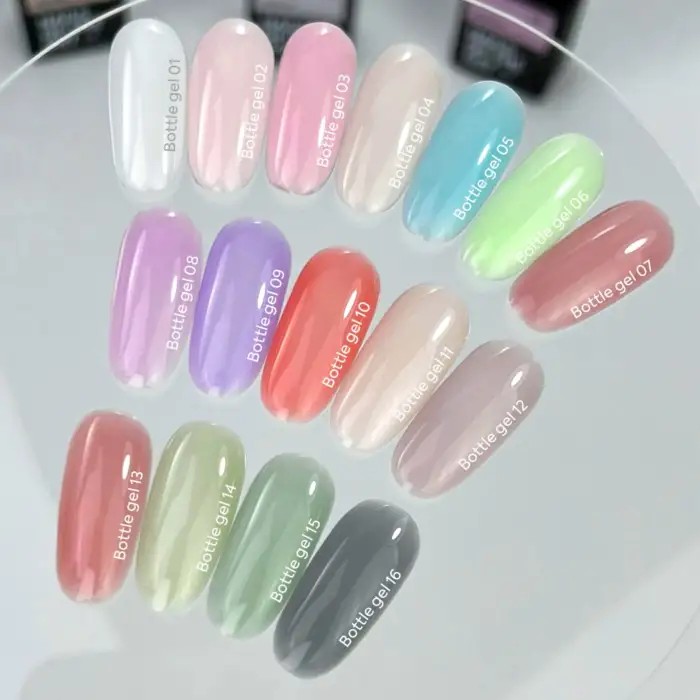 NAILSOFTHEDAY Bottle Gel 11 – Weiß - extra starkes Aufbaugel, 10 ml – Bild 4