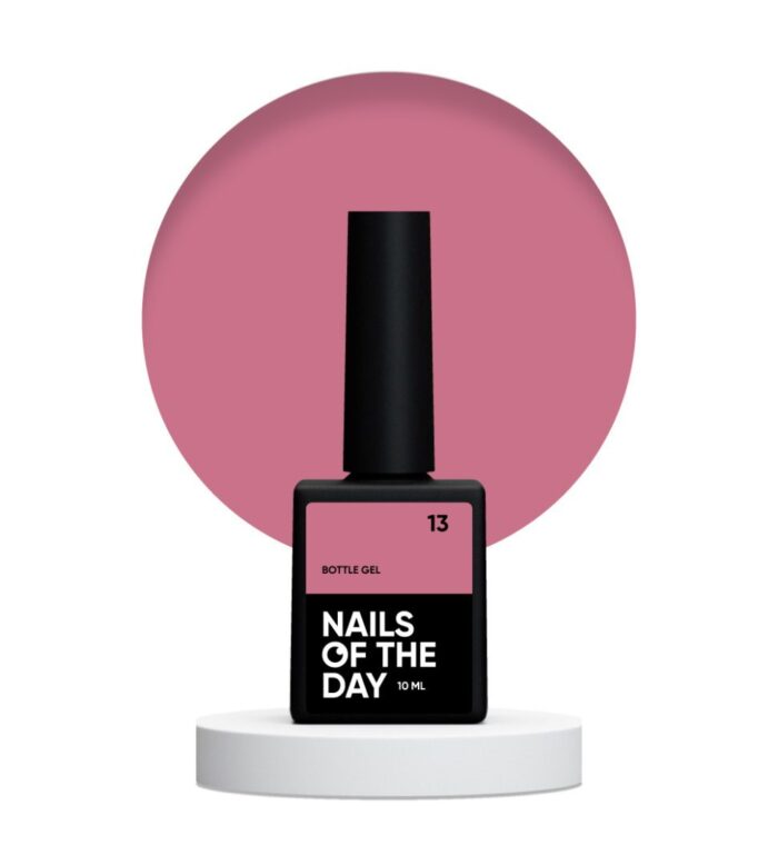 NAILSOFTHEDAY Bottle Gel Ultrastark Dunkelrosa 13, 10 ml