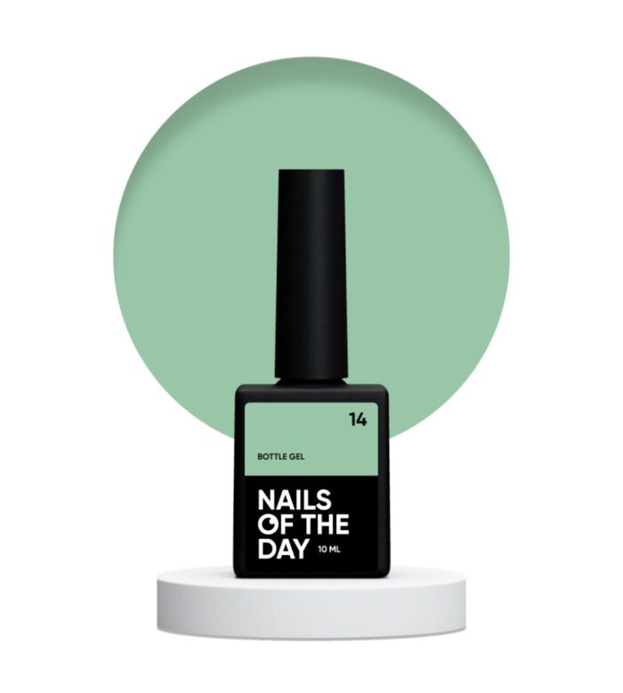 NAILSOFTHEDAY Bottle Gel Ultrastark Grün 14, 10 ml