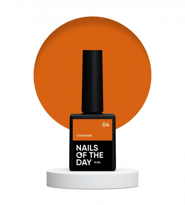 NAILSOFTHEDAY Color Base Farbbasis Orange 04, 10 ml