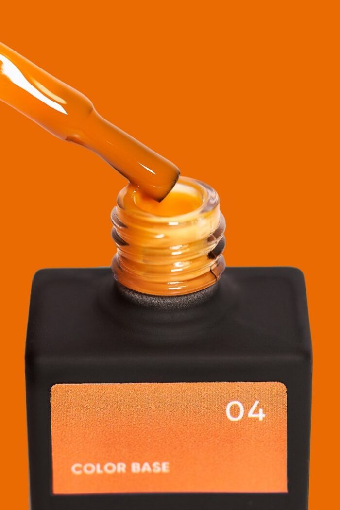NAILSOFTHEDAY Color Base Farbbasis Orange 04, 10 ml – Bild 4