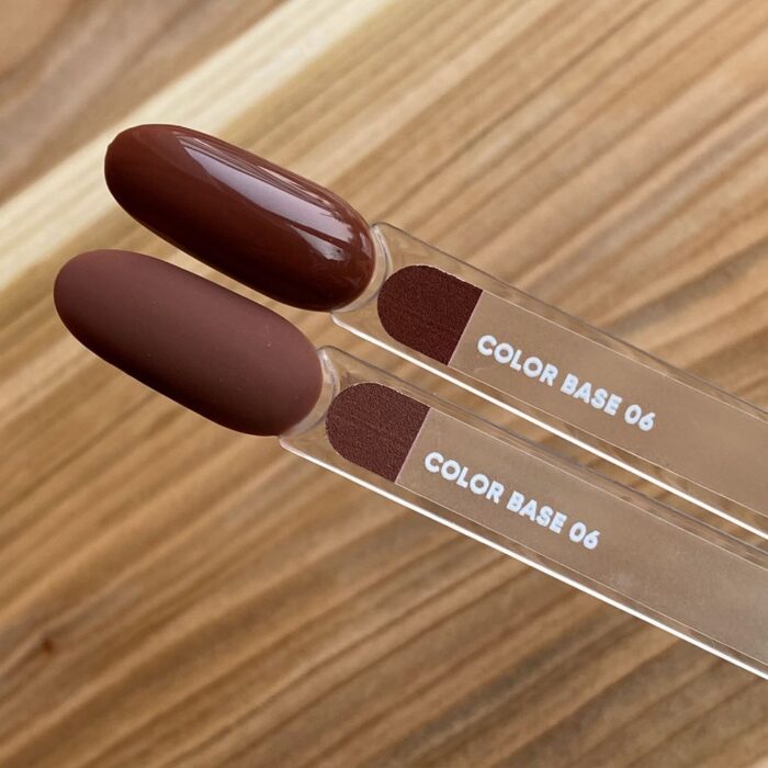 NAILSOFTHEDAY Color Base Farbbase Braun 06, 10 ml – Bild 3