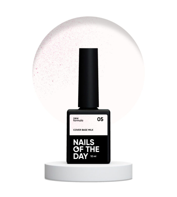 NAILSOFTHEDAY Cover base NEW Milk shimmer rosa 05, 10 ml