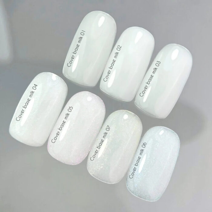 NAILSOFTHEDAY Cover base NEW Milk shimmer gold 07, 10 ml – Bild 3