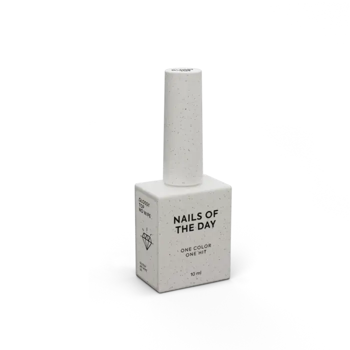 NAILSOFTHEDAY Glossy top no wipe - glänzender Top ohne Schwitzschicht, 10 ml