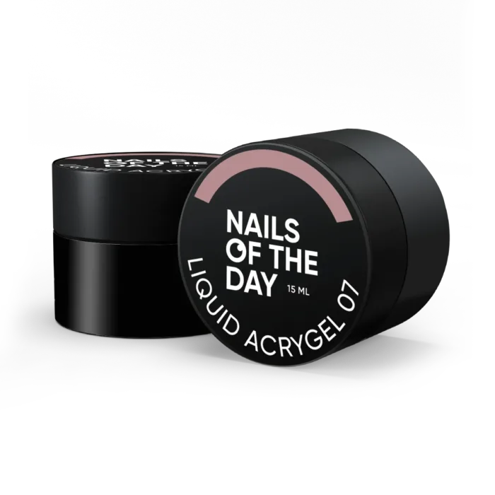 NAILSOFTHEDAY Liquid Acrygel Nude Dunkel 07, 15 ml