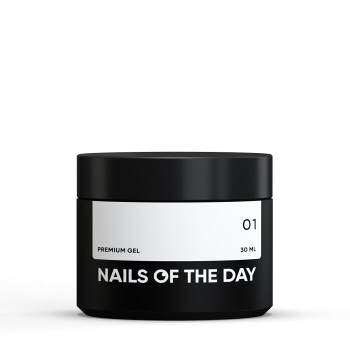 NAILSOFTHEDAY Premium Gel Weiß Milk 01, 30 g