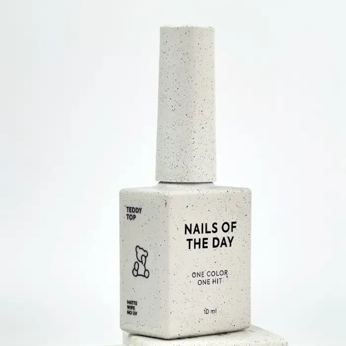 NAILSOFTHEDAY Teddy Top Wipe – Top Coat matt mit Schwitzschicht, ohne UV-Filter, TPO-frei, 10 ml – Bild 5