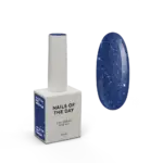 NAILSOFTHENIGHT Gel Polish Blue Lagoon -Blau - Gel-Lack mit reflektierenden Glitzerpartikeln, 10 m