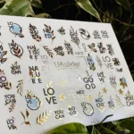 Nagelsticker Blätter Slider-Design UAslider Color and Foil Nr. CF-132