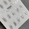 Nagelsticker Marmor Slider-Design UAslider Silber Nr. CF-309