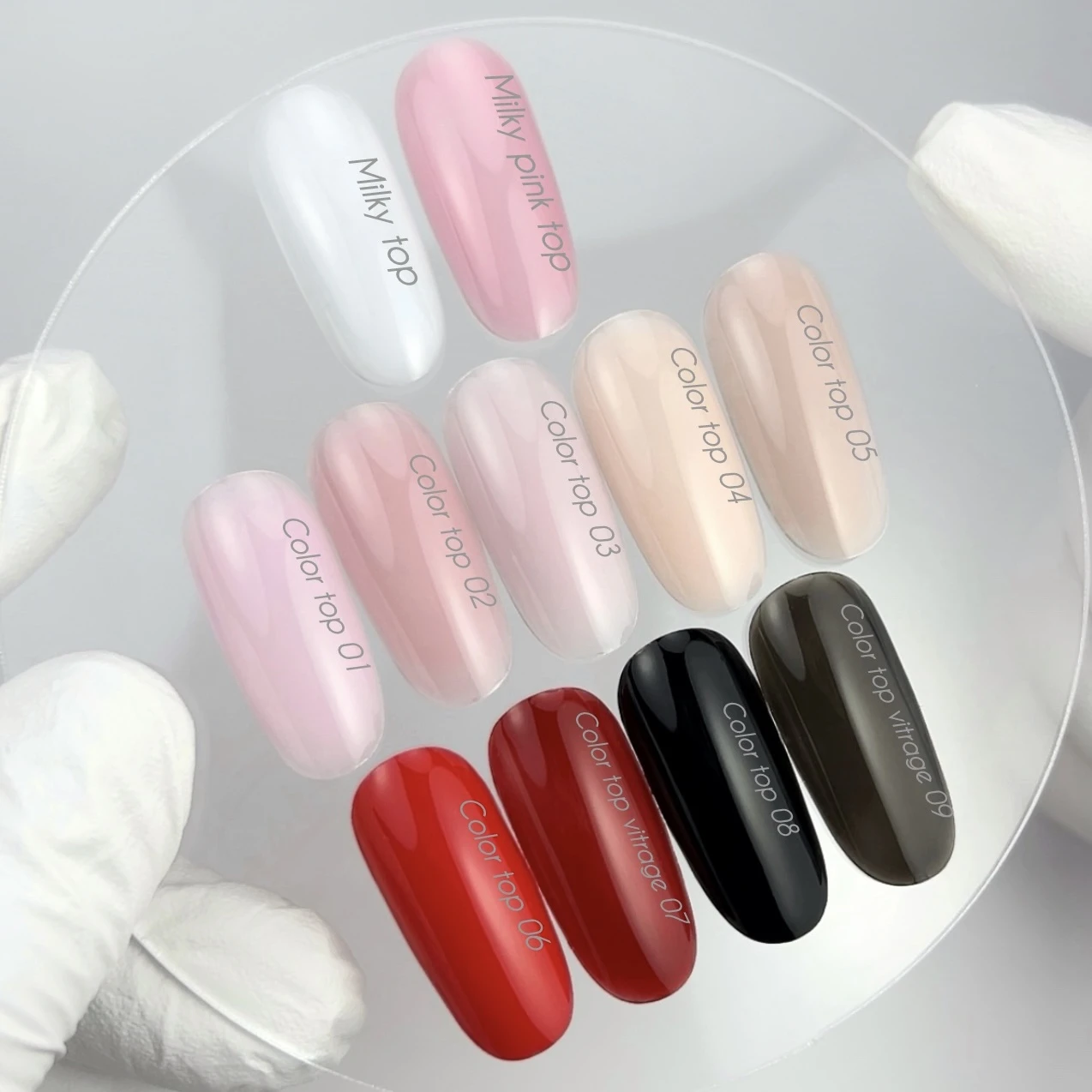 NAILSOFTHEDAY Milky pink top - Milchig-Rosa -Color Top Coat ohne Klebeschicht, 10 ml – Bild 3