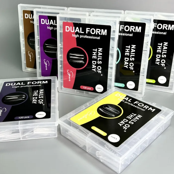 NAILSOFTHEDAY Dual Form Square 03 Oberformen (Typ 5), 120 Stück – Bild 5