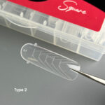 NAILSOFTHEDAY Dual Form Square 01 Oberformen (Typ 2), 130 Stück