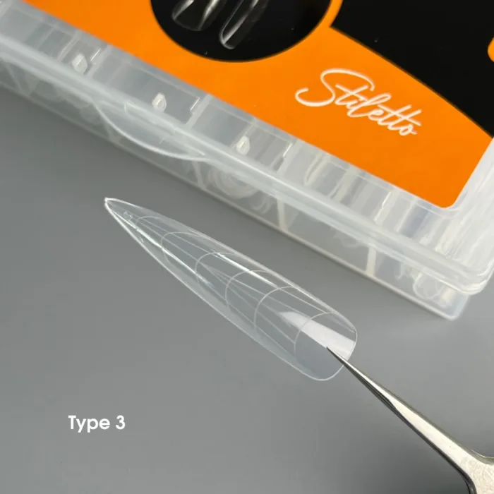NAILSOFTHEDAY Dual Form Stiletto Oberformen (Typ 3), 120 Stück