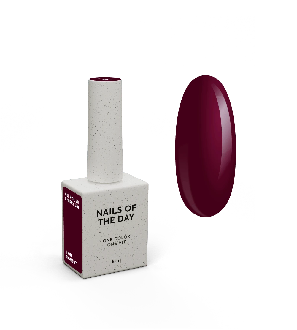 NAILSOFTHEDAY Gel Polish Let's special Cherry - Dunkelrot - Gel-Lack Kirsche, 10 ml