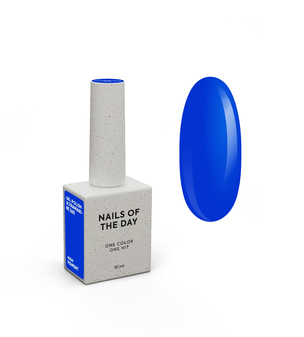 NAILSOFTHEDAY Gel Polish - Let's special Ultramarine - leuchtendes Blau, 10 ml