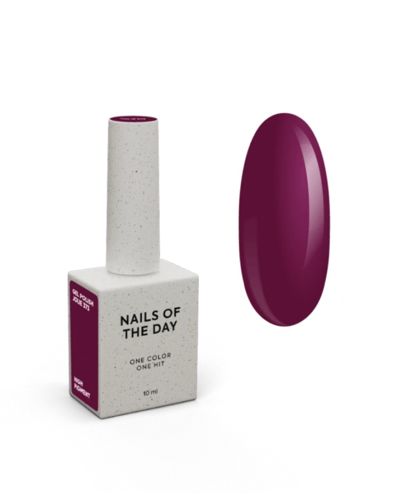 NAILSOFTHEDAY Jolie Gel Polish 373 - Burgund - Gel-Lack, 10 ml – Bild 5