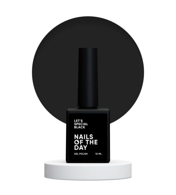 Gellack Schwarz NAILSOFTHEDAY Let's special Gel Polish Black , 10 ml