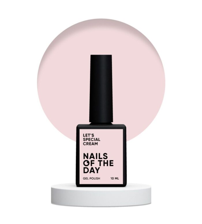 Gellack Beige Nude NAILSOFTHEDAY Let's special Gel Polish Cream-081, 10 ml