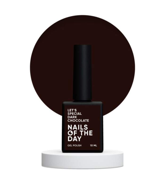Gellack Braun NAILSOFTHEDAY Let's special Gel Polish Dark Chocolate, 10 ml – Bild 2