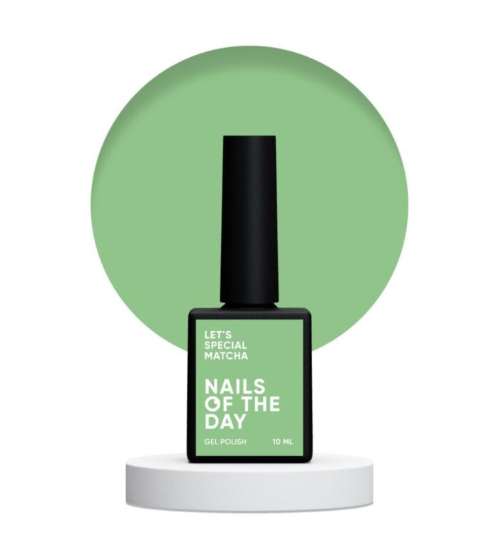 Gellack Grün NAILSOFTHEDAY Let's special Gel Polish Matcha, 10 ml