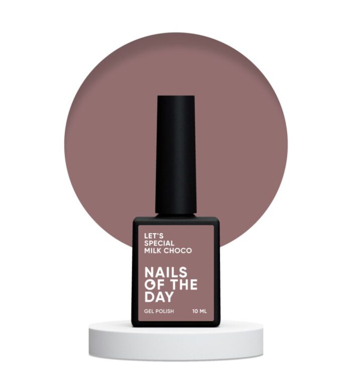Gellack Milk Bronze Braun Dunkelbeige NAILSOFTHEDAY Let’s special Milk Choco, 10 ml