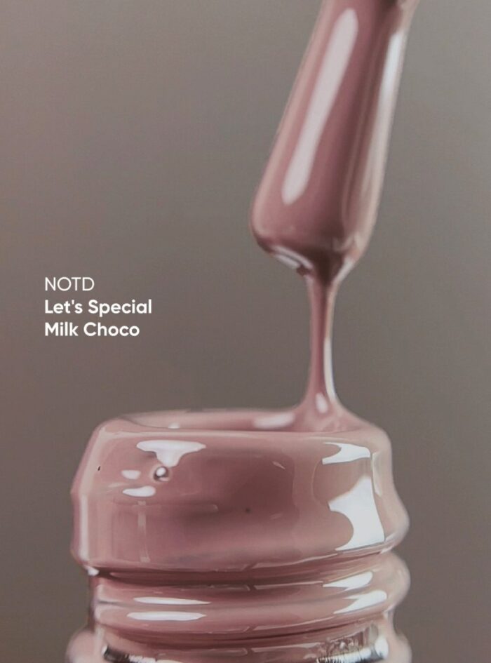 Gellack Milk Bronze Braun Dunkelbeige NAILSOFTHEDAY Let’s special Milk Choco, 10 ml – Bild 4