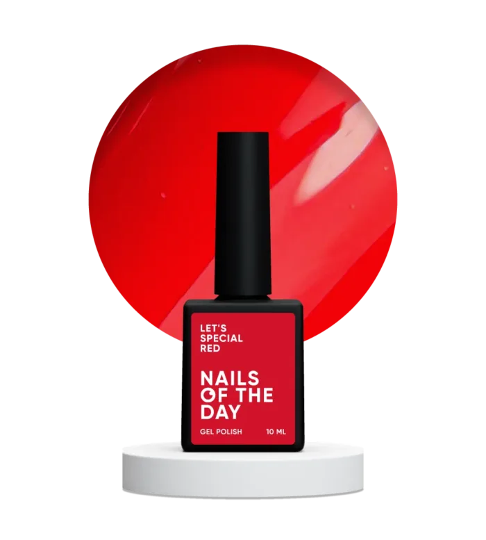 Gellack Rot NAILSOFTHEDAY Let's special Gel Polish Red, 10 ml