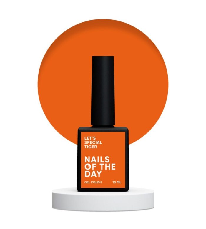 Gellack Orange NAILSOFTHEDAY Let's special Gel Polish Tiger, 10 ml