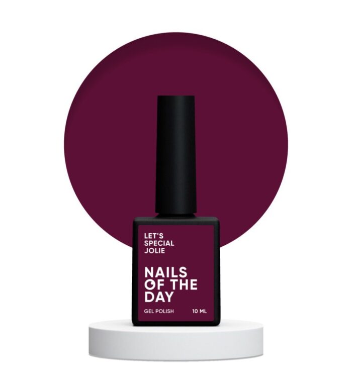 Gellack Weinrot Burgund NAILSOFTHEDAY Let’s special Jolie-373, 10 ml