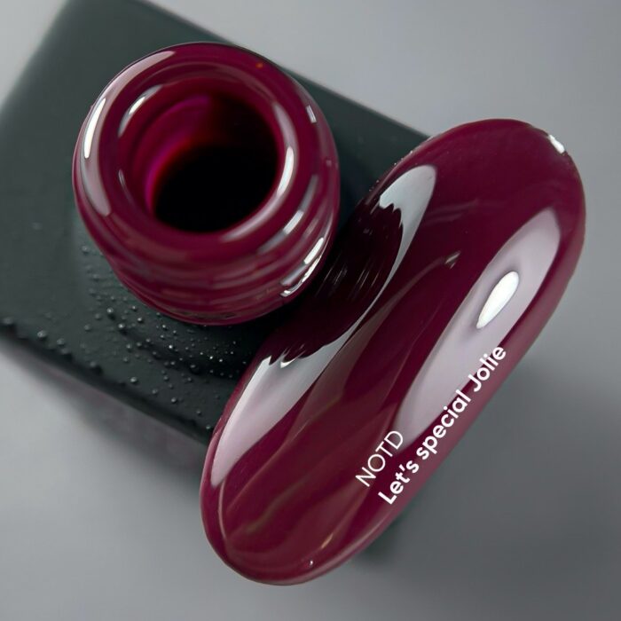 Gellack Weinrot Burgund NAILSOFTHEDAY Let’s special Jolie-373, 10 ml – Bild 2