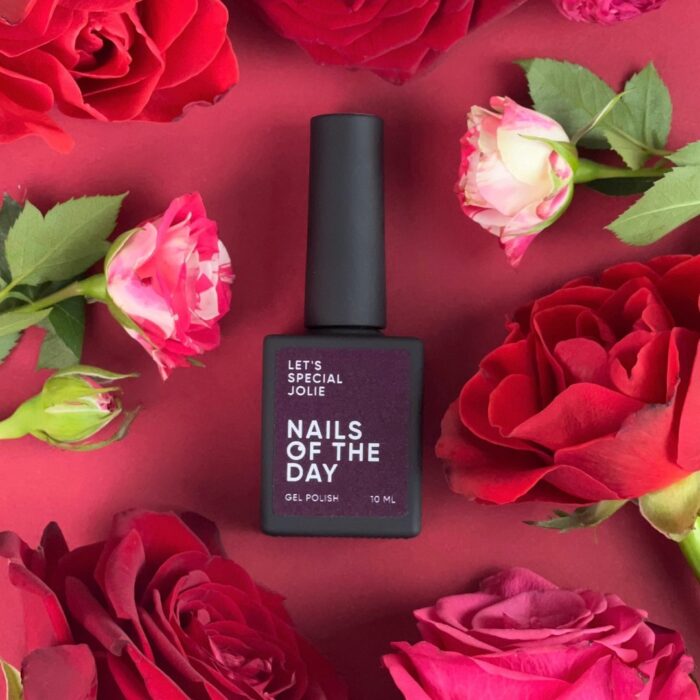 Gellack Weinrot Burgund NAILSOFTHEDAY Let’s special Jolie-373, 10 ml – Bild 5