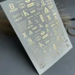 Nagelsticker LUXURY Slider-Design UAslider Gold Nr. FG-136