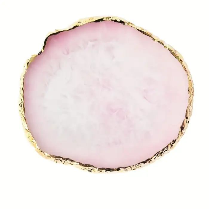 Nagelkunst-Palette, Rund, Nagelblatt-Anzeigetafel, Rosa, 1 Stück