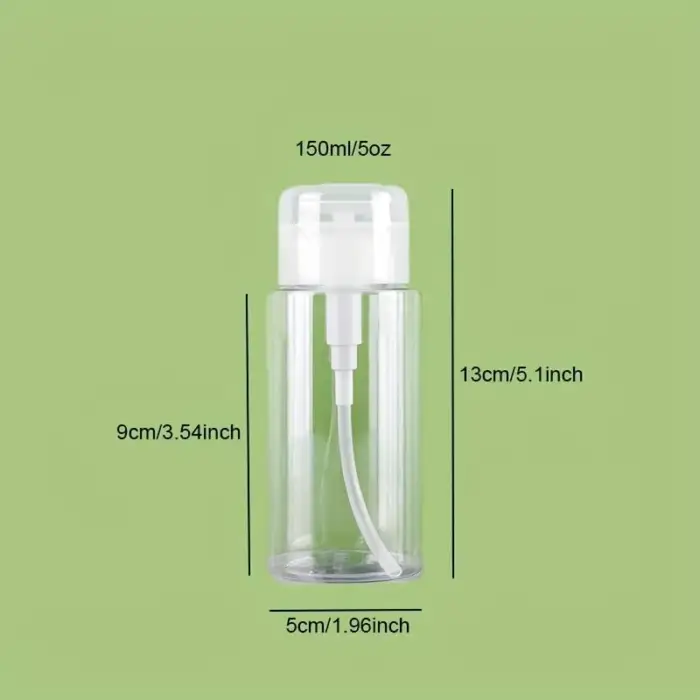 Dispenser Pumpflasche transparent 150ml – Bild 2