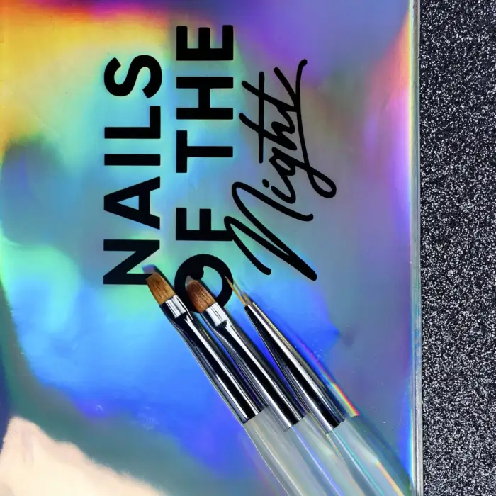 Pinsel NAILSOFTHENIGHT Nail Art Brush, quadratisch, Gepinsel, Pinsel für French – Bild 2