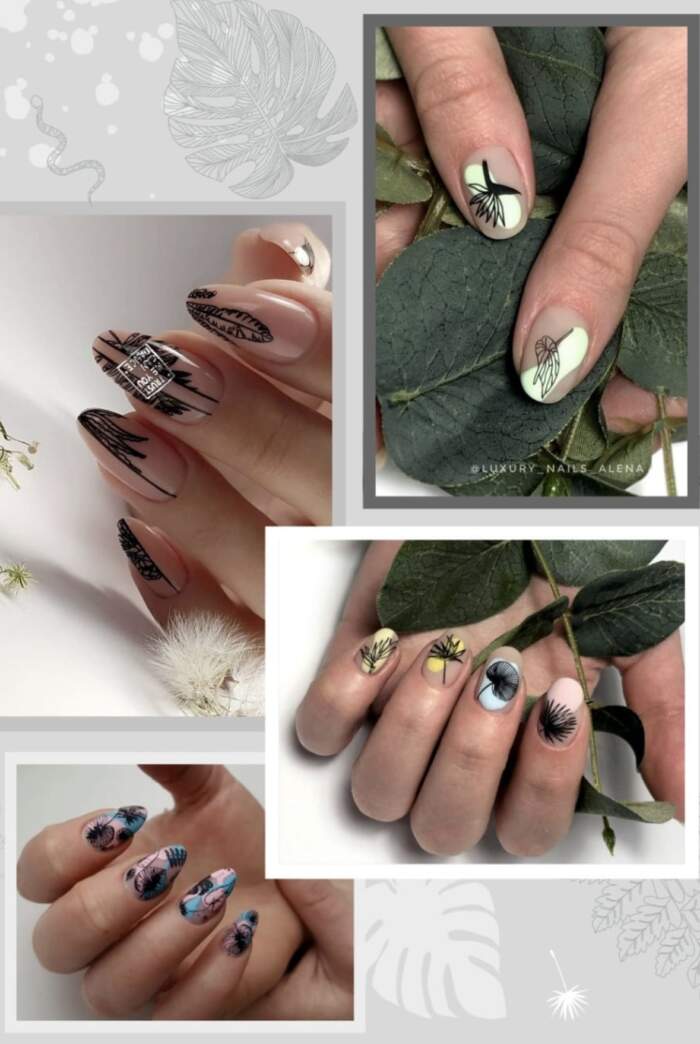 Stamping-Schablone Groß Taki Da 04 EDEN mit Demo-Blatt (mit Design Blatt) – Bild 3
