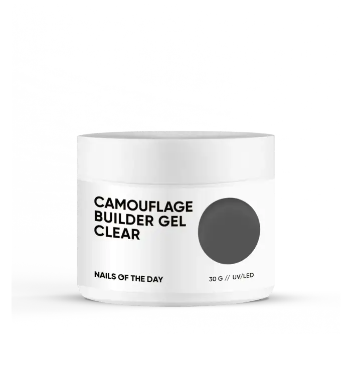 NAILSOFTHEDAY Camouflage Gel Clear Transparent, 30 g