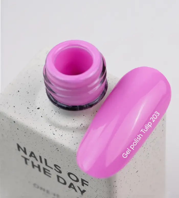 NAILSOFTHEDAY Gel polish Tulip - Gellack Rosa, 10 ml – Bild 2