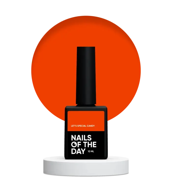 Gel Polish NAILSOFTHEDAY Let’s special Candy - Gellack Korallenrot, 10 ml