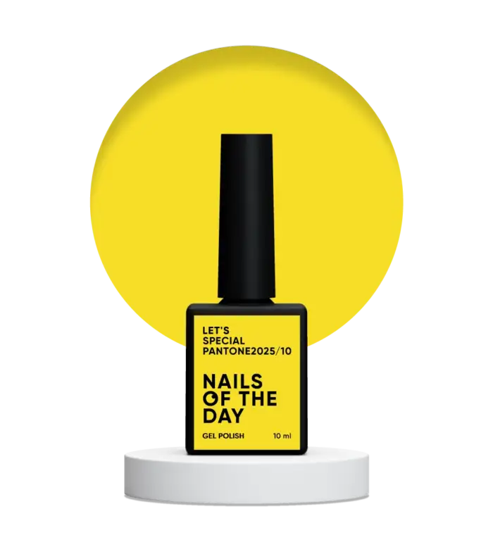 Gel Polish NAILSOFTHEDAY Let’s special Pantone2025/10 - Gellack sonniges Gelb, 10 ml